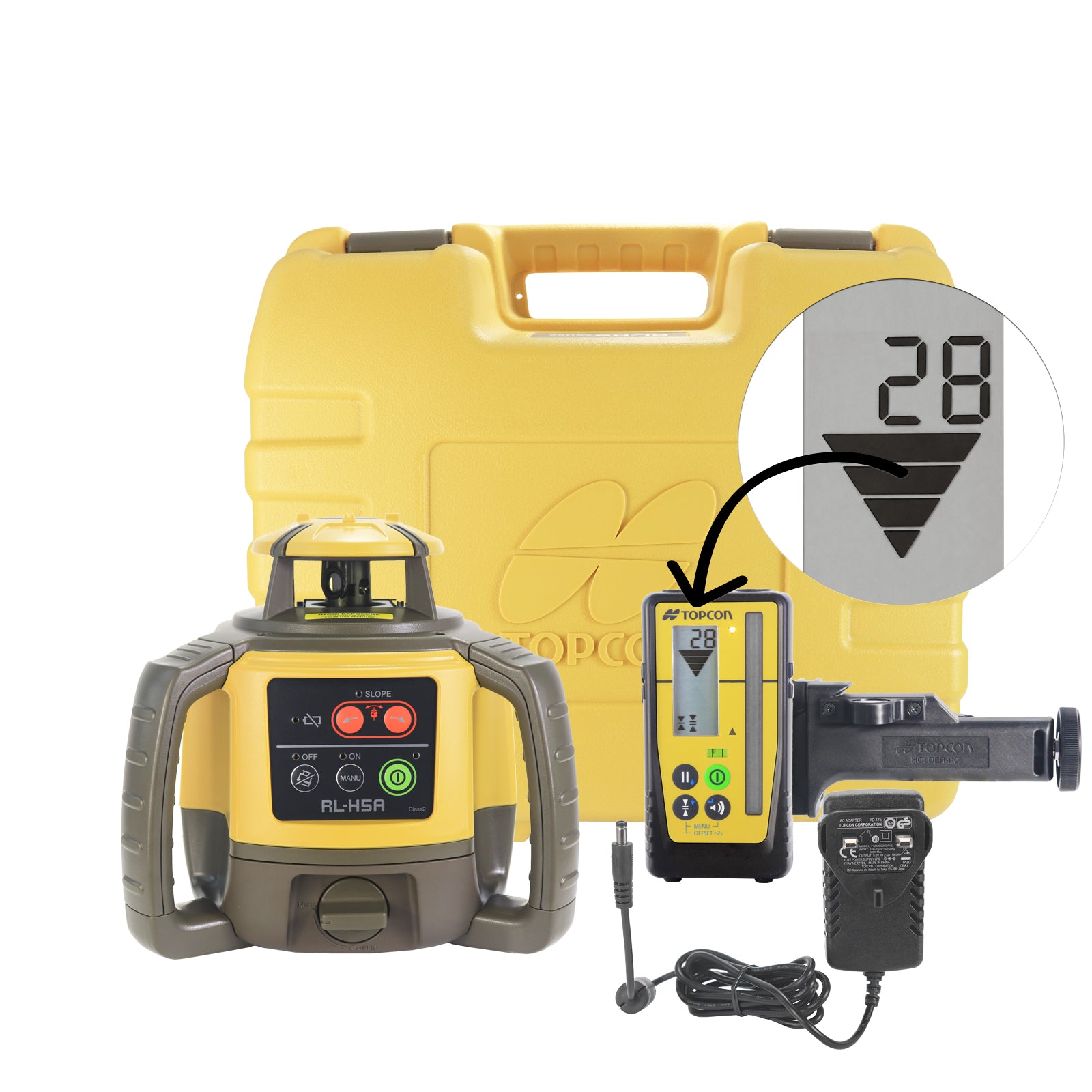 Topcon RL-H5A mm/inch Rotary Base Unit