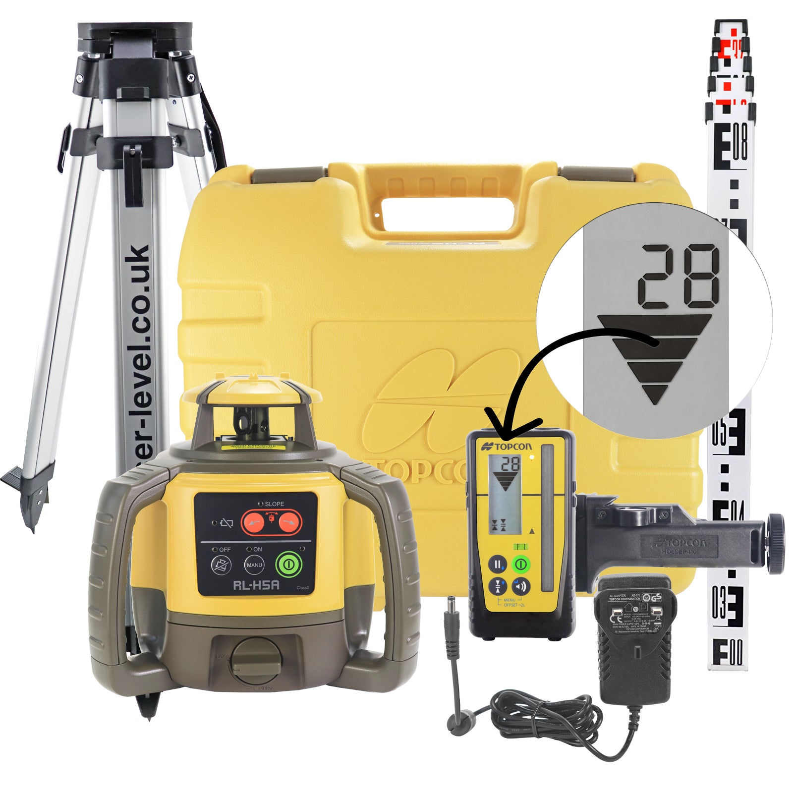 Topcon RL-H5A mm/inch Rotary Kit