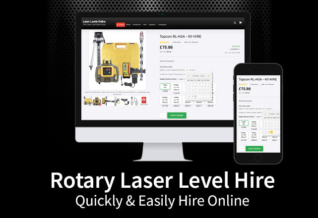 Rotary Laser Level Kit Hire