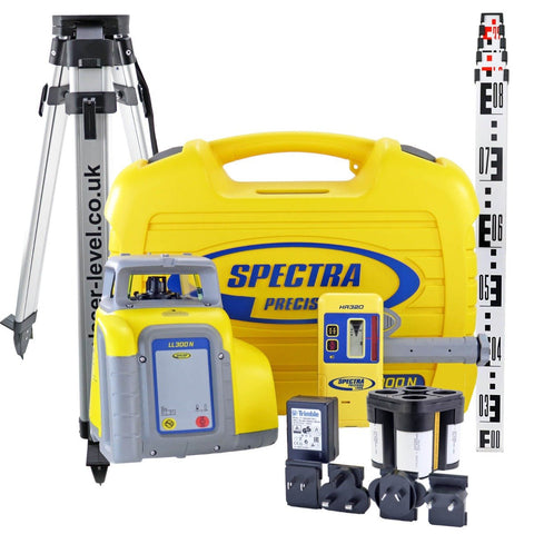 Rotary Laser Level Kits with Detector, Tripods & Staffs | Laser Levels ...