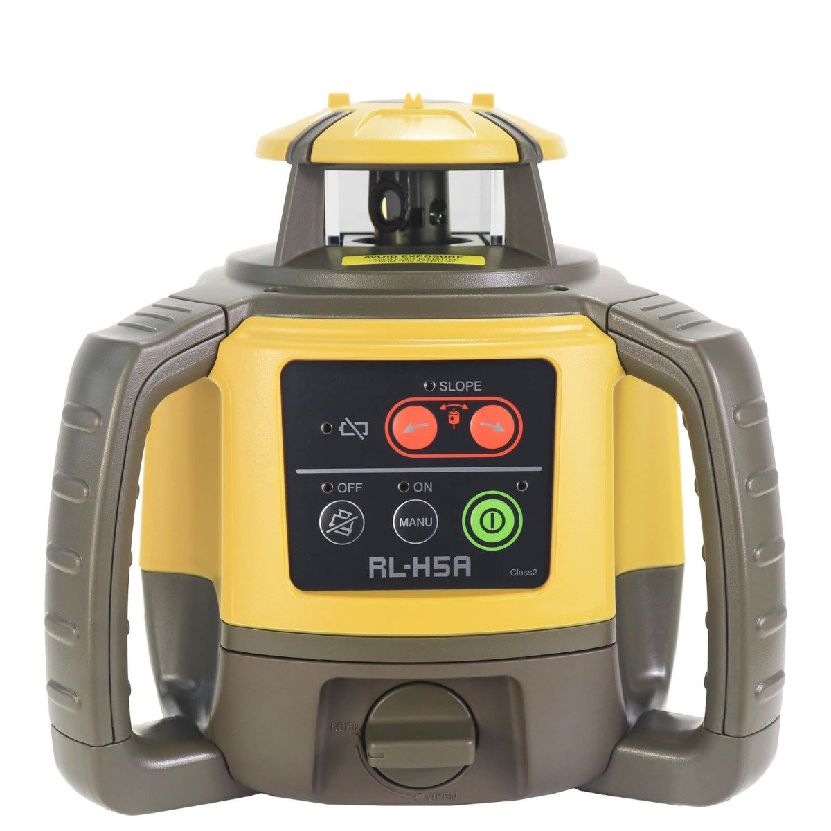 Topcon RL-H5A Rotary Laser Level. 800m (Diameter) Horizontal Levelling. ±1.5mm Accuracy. IP66 Waterproofing. Single Axis Slope Mode.