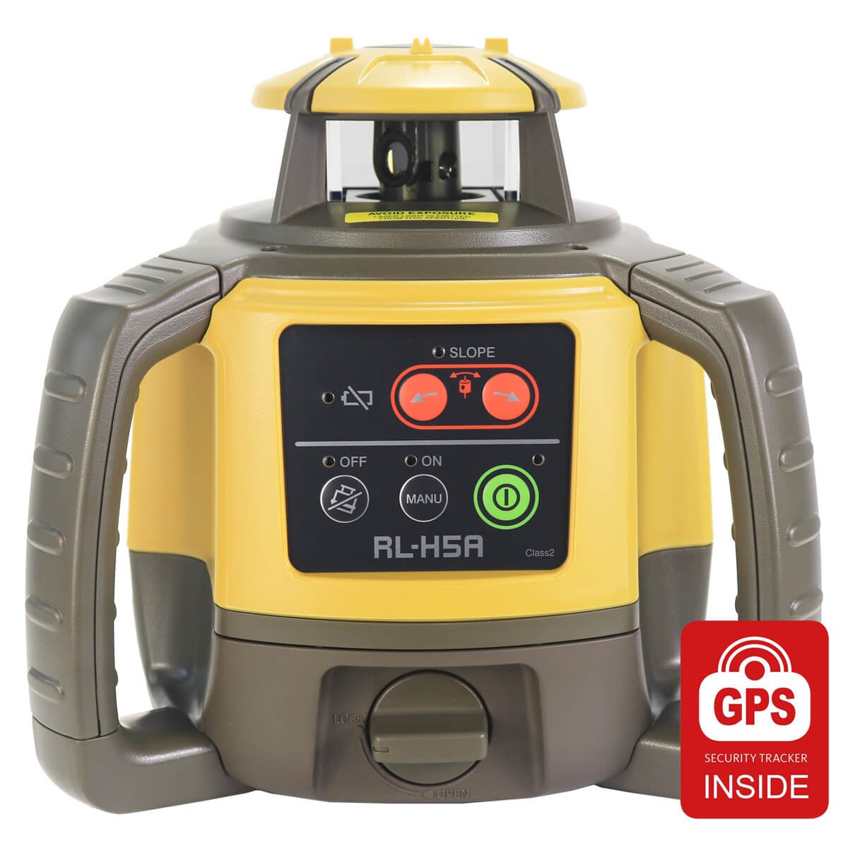 Topcon RL-H5A Rotary Laser Level. 800m (Diameter) Horizontal Levelling. ±1.5mm Accuracy. IP66 Waterproofing. Single Axis Slope Mode.